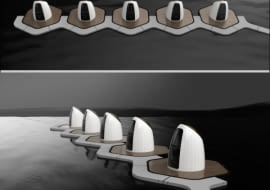 "Moduł hotelowy do zastosowania w środowisku wodnym"