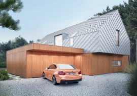 Dom pod lasem projektu INOSTUDIO architekci