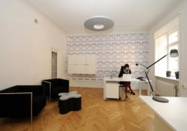 Wnętrza Instytutu Polskiego w Sztokholmie