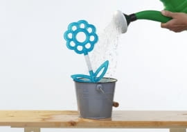 10.06.2003 CZTERY KATY , NAWADNIANIE ROSLIN DONICZKOWYCH FOT. KRZYSZTOF DUKLAS / AGENCJA GAZETA STYL. MONIKA LUCZKO I ALDONA ZAKRZEWSKA PUBLIKACJA CZTERY KATY NR 8 (143) - 8.2003