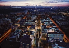 SOHO by Yareal z lotu ptaka. Proj. HRA Architekci