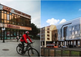 Zwycięski projekt w konkursie na projekt wielofunkcyjnego obiektu w miejsce planowanego do wyburzenia budynku Lot-u. Autorem koncepcji jest pracownia KD Kozikowski Design