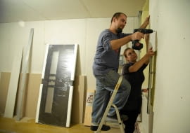 21.09.2012 CZESTOCHOWA , ULICA GRUNWALDZKA , REMONT MIESZKANIA . FOT SEBASTIAN ADAMUS / AGENCJA GAZETA SLOWA KLUCZOWE: REMONT MIESZKANIE