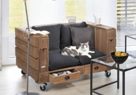 Sofa z europalety