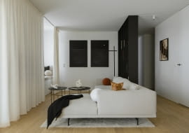 Elegancja i minimalizm - mieszkanie w Gdańsku