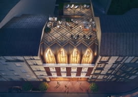 Nowy hotel pod Wawelem od BXB studio