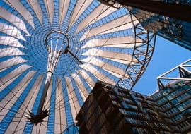 Sony Center, Berlin, proj. Helmut Jahn
