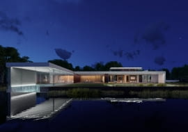 Underpass - niezwykły dom zawieszony nad wodą