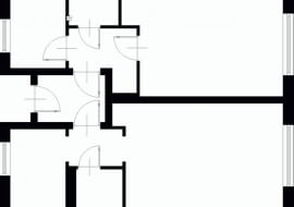 Projektowanie wnętrz. 72 m kw. dwupokojowe dla 2 osób