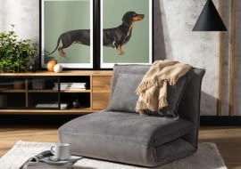 LAIPE FOTEL Z FUNKCJĄ ROZKŁADANIA