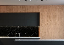 Czarne lampy sufitowe