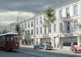 Kadr z filmu "Warszawa 1935"