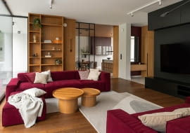 Aranżacja 200-metrowego domu pod Warszawą