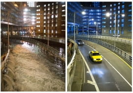 Zniszczenia spowodowane huraganem Sandy, który uderzył we wschodnie wybrzeże Stanów Zjednoczonych 29 października 2012 roku