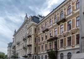 Fasady kamienic Foksal 13/15