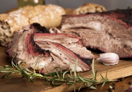 Wędzony mostek w stylu amerykańskim