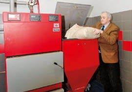 kotłownia, pelety, kocioł na pelety