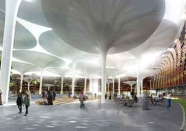 zrównoważone budownictwo, zjednoczone emiraty arabskie, foster, urbanistyka, miasto, abu dhabi