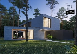 Dom z Obróconym Sercem od Z3Z ARCHITEKCI z nagrodą ICONIC AWARDS 2024