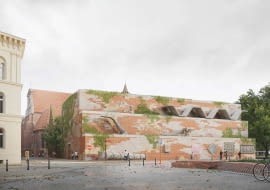 I nagrodę w konkursie architektonicznym na przebudowę i rozbudowę Muzeum Architektury we Wrocławiu - pracownia TŁO Michał Sikorski Architekt z Warszawy