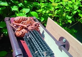 Rynny z systemem czyszczącym