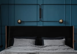 Lampa ścienna - kinkiet, polskiej marki Ultralight, model 1931