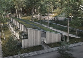 Centrum zdrowia psychicznego i medytacji. Projekt architektoniczny uwzględniający wytyczne z zakresu psychologii środowiskowej