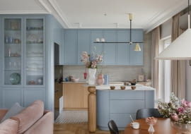 67-metrowe mieszkanie w pastelowych kolorach
