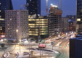 Budowa wieżowca SKYSAWA w Warszawie