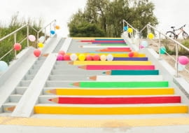 Schody nad Wartą w Poznaniu