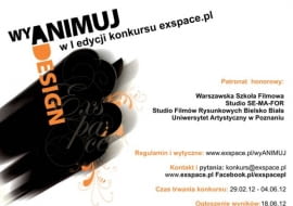 wyanimuj design, konkurs