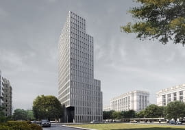 Nowy biurowiec Transportowego Dozoru Technicznego na warszawskim Mokotowie, proj. JEMS Architekci