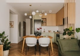 Modne mieszkanie - projekt pracowni Moie Studio