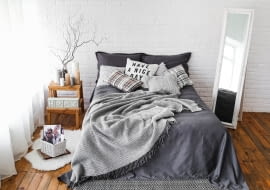 Sypialnia w stylu skandynawskim