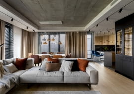 Między elegancją a komfortem - 90-metrowe mieszkanie w Warszawie