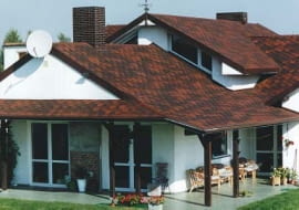 Dachówka bitumiczna cieniowana