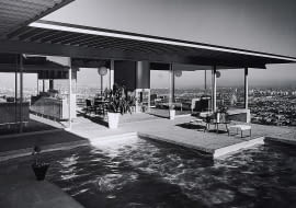 Fotografia Juliusa Shulmana Koenig's Case Study House No. 22 w Los Angeles