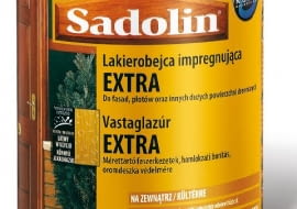 Sadolin Extra to lakierobejca impregnująca, przeznaczona do ochronno - dekoracyjnego malowania oheblowanych powierzchni drewnianych na zewnątrz