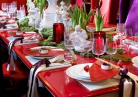 świąteczny stół Royal Copenhagen