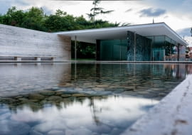 Pawilon w Barcelonie. Proj. Ludwig Mies van der Rohe
