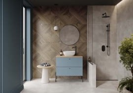 Gres szkliwiony BERISSO brown mat 59,8x59,8 gat. II