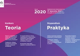 Konkurs TEORIA oraz Stypendium PRAKTYKA 2020 Fundacji im. Stefana Kuryłowicza