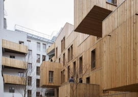 Tete en l'air - socjalny budynek wielorodzinny w Paryżu autorstwa KOZ Architectes