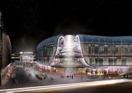 WIZUALIZACJA , KATOWICE , DWORZEC KOLEJOWY PO PRZEBUDOWIE