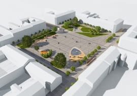 Plac Wolności w Kielcach