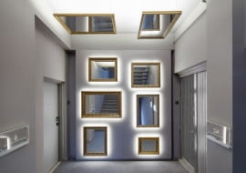 Cudklatka - modernizacja klatki schodowej XIX-wiecznej kamienicy przy ul Kościuszki 30 w Gliwicach. Projekt: Zalewski Architecture Group / Krzysztof Zalewski, Adam Gil