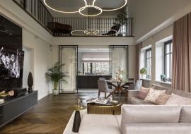 Dom w Krakowie: połączenie modern classic i art déco