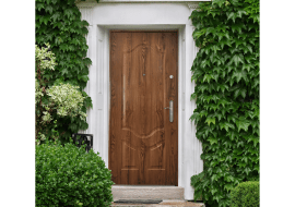 Drzwi zewnętrzne drewniane