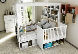 POKÓJ NIEMOWLAKA I PRZEDSZKOLAKA: 4 YOU BY VOX, łóżko, cena: od 2128 zł; łóżeczko, cena 899 zł, Meble Vox