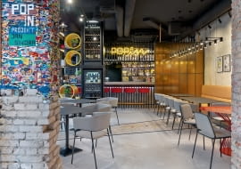 POP IN w Gdyni. Proj. Sikora Wnętrza